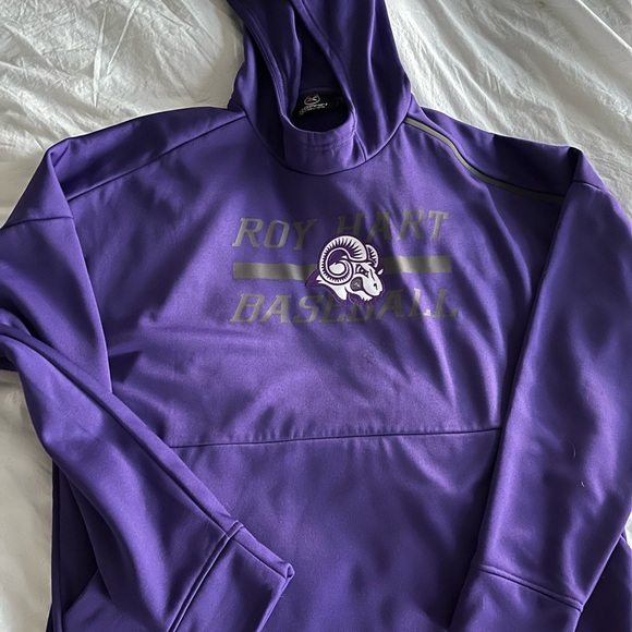 Men’s Roy Hart Rams Baseball X-Grain Sportswear Hoodie XL *read Description* - Picture 2 of 6